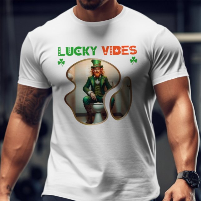 T-shirt Lucky Vibes - Irish Luck and Laughty (Créateur téléchargé)