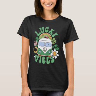 T-shirt Lucky Vibes Retro Super St Patrick's Day Women Me