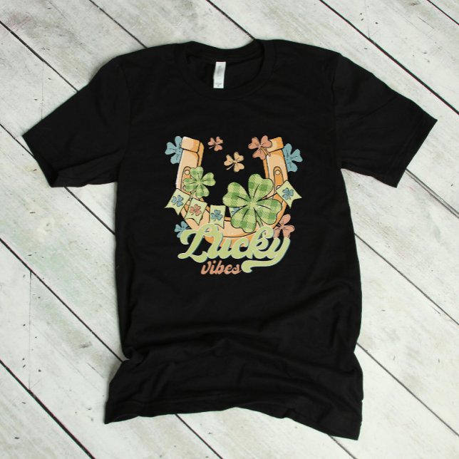 T-shirt Lucky Vibes St. Patrick's Day (Créateur téléchargé)