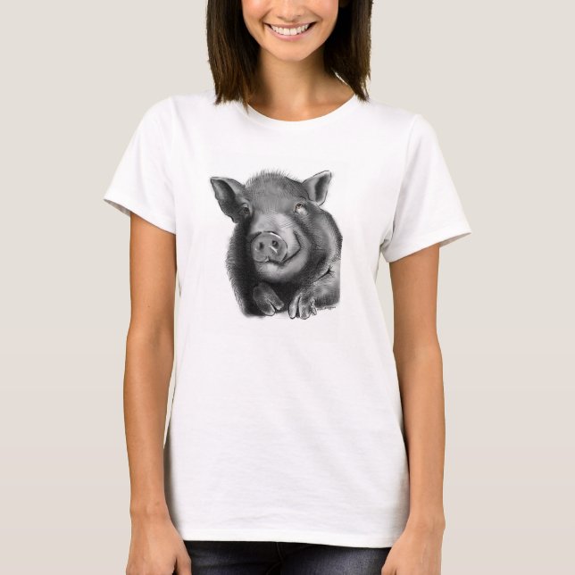 T-shirt Lucy le porc de merveille (Devant)