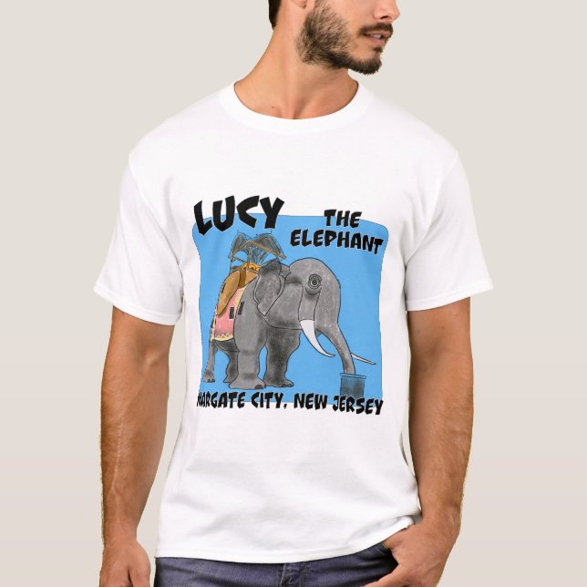 T-shirt Lucy The Elephant, Jersey Shore (Devant)