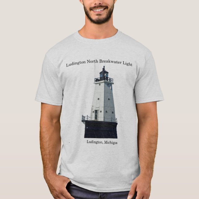 T-shirt Ludington North Breakwater Light shirt (Devant)