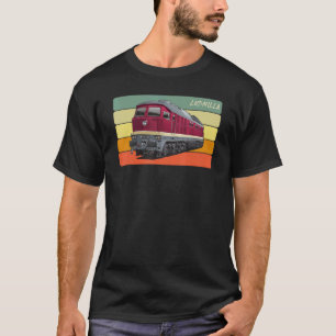 T-shirt Ludmilla Diesel-Locomotive Est Allemand BR 132 BR 