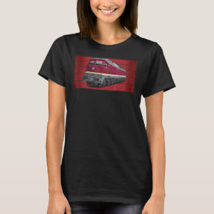 T-shirt Ludmilla Diesel-Locomotive Est Allemand BR 132 BR