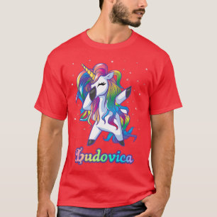 T-shirt LUDOVICA Unicorn Cadeaux Pour Filles Cadeaux D'Ann