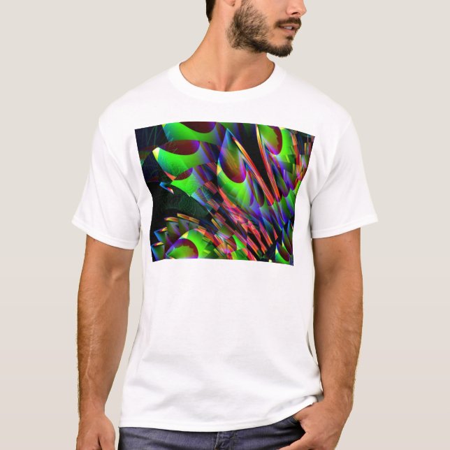 T-shirt Lueur dans l'Abstract.JPG foncé (Devant)