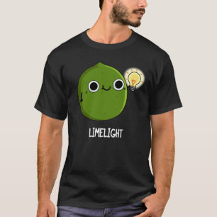 T-shirt Lueur de chaux Funny Fruit Lime Pun Dark BG