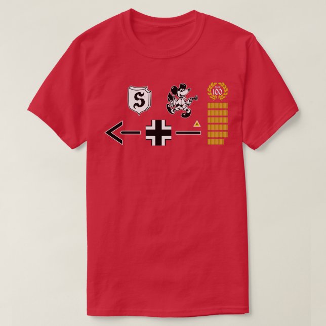 T-shirt Luftwaffe Ace Général Adolf Galland  (Design devant)