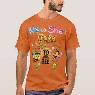 T-shirt Lui Ou Elle Gaga À Être Sexe Révéler Bébé Mère