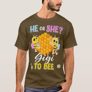 T-shirt Lui Ou Elle Gigi À Être Sexe Révéler Baby shower P