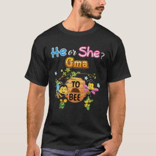 T-shirt Lui Ou Elle Gma À Être Sexe Révéler Bébé Mère