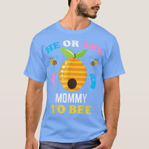 T-shirt Lui Ou Elle Maman À Être Genre Révéler Bébé Annonc