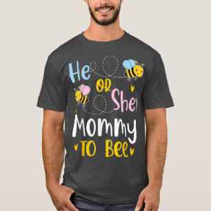 T-shirt Lui Ou Elle Maman À Être Sexe Révéler