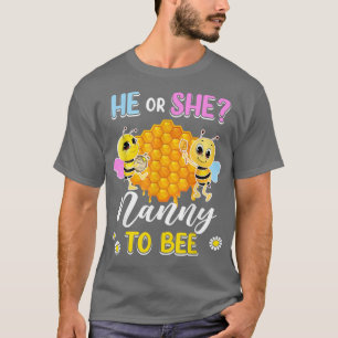 T-shirt Lui Ou Elle Nounou À Être Sexe Révéler Baby shower