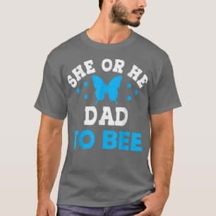T-shirt Lui ou elle Qu'est-ce que sera maman à Bee Papa à