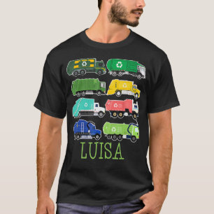 T-shirt Luisa Trash Camion Pour Enfants Collectionneur Éco