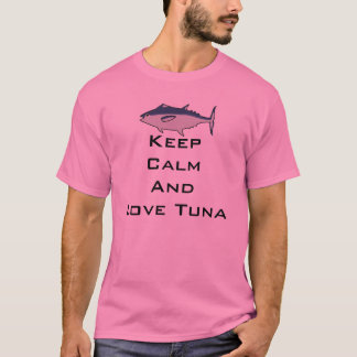 T-shirt Luka Megurine gardent la chemise calme de thon