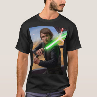 T-shirt Luke Skywalker – Return of the Jedi Green Saber