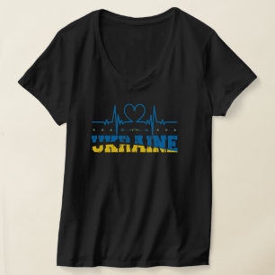 T-shirt L'Ukraine Dans Le Coeur, Rejoignez L'Ukraine