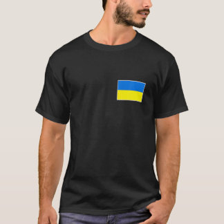T-shirt L'Ukraine Drapeau De Couleur Nationale Vintage Ukr