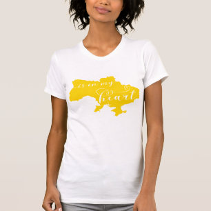 T-shirt L'Ukraine est dans mon coeur