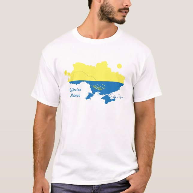 T-shirt L'Ukraine, Krimea, repos (Devant)