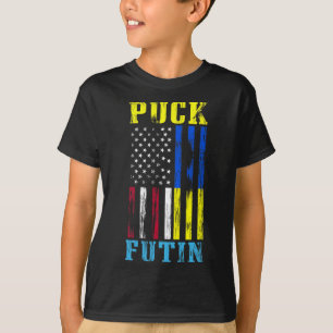 T-shirt L'Ukraine soutient la fin de la guerre pour promou