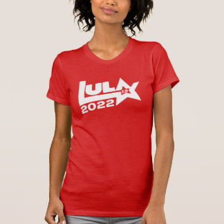 T-shirt Lula 2022 13 PT eleições presidenciais Brasil 2022