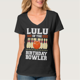 T-shirt Lulu De L'Anniversaire Bowler Anniversaire Bowling