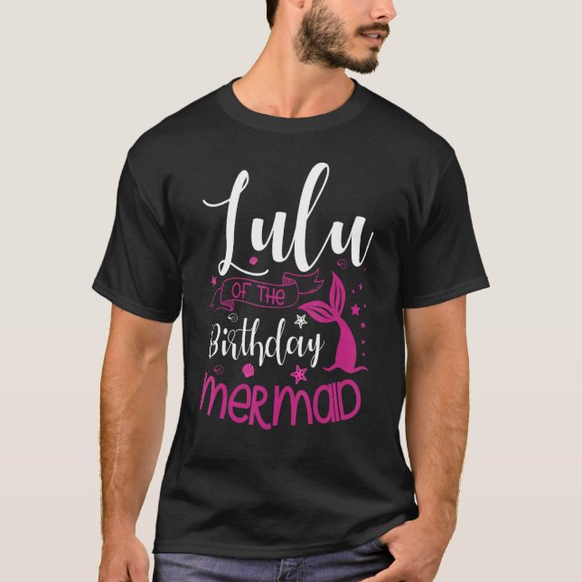 T-shirt Lulu De L'Anniversaire Fête De L'Anniversaire De L (Devant)