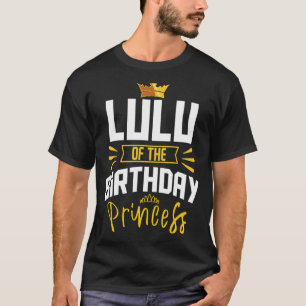 T-shirt Lulu De L'Anniversaire Princess Party Anniversaire