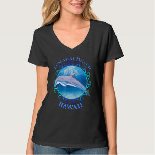 T-shirt Lumahai Beach Hawaii Hi Vacances Souvenir Dolphin