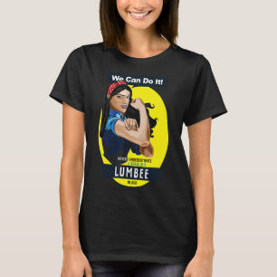 T-shirt Lumbee Une Indienne Amérindienne N'A Jamais Soumis