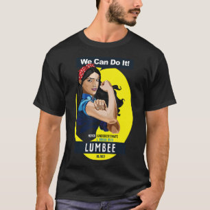 T-shirt Lumbee Une Indienne Amérindienne N'A Jamais Soumis