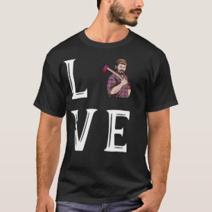 T-shirt Lumberjack chef drôle 8ème anniversaire