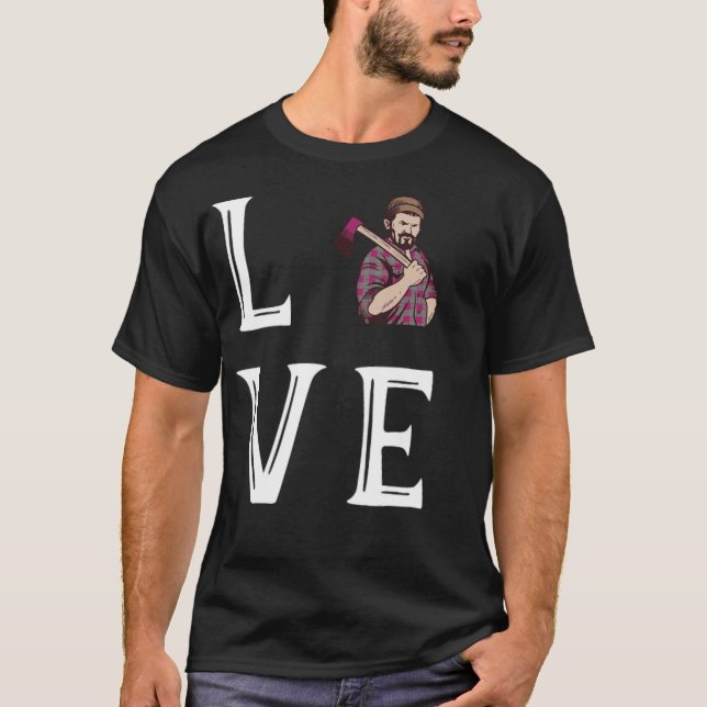 T-shirt Lumberjack chef drôle 8ème anniversaire (Devant)
