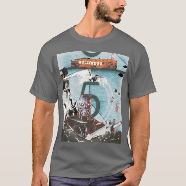 T-shirt lumière caméra amis hollywood (Devant)