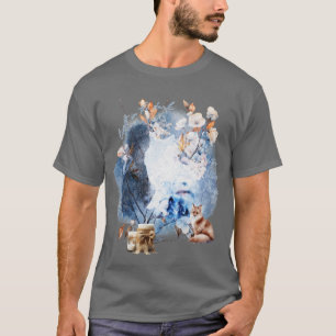 T-shirt Lumière dans la magie du solstice d'hiver sombre