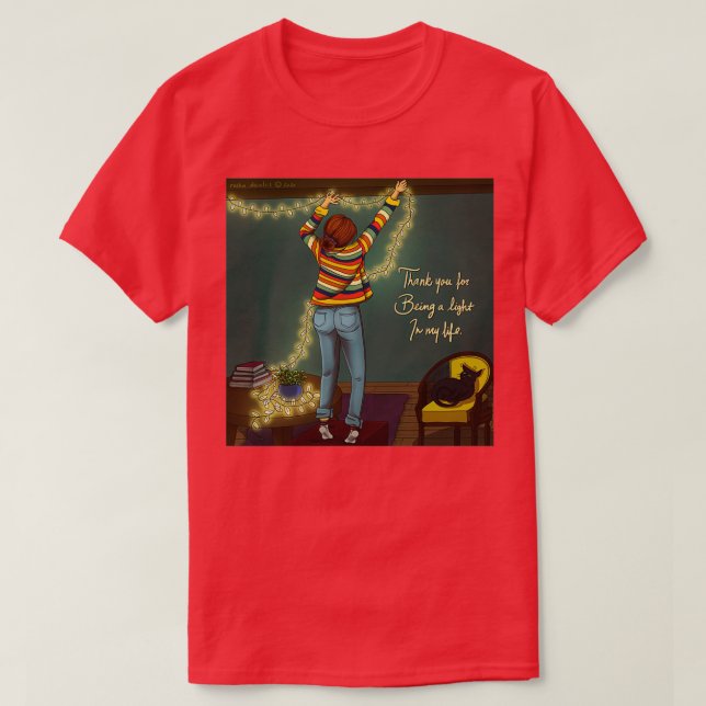 T-shirt Lumière Dans Ma Vie (Design devant)