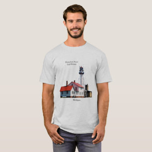 T-shirt Lumière de chemise de phare de point de poisson 