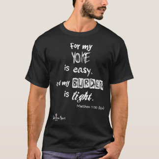 T-shirt Lumière de fardeau facile Yoke