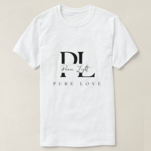 T-shirt « Lumière de la paix – Logo Pure Amour »