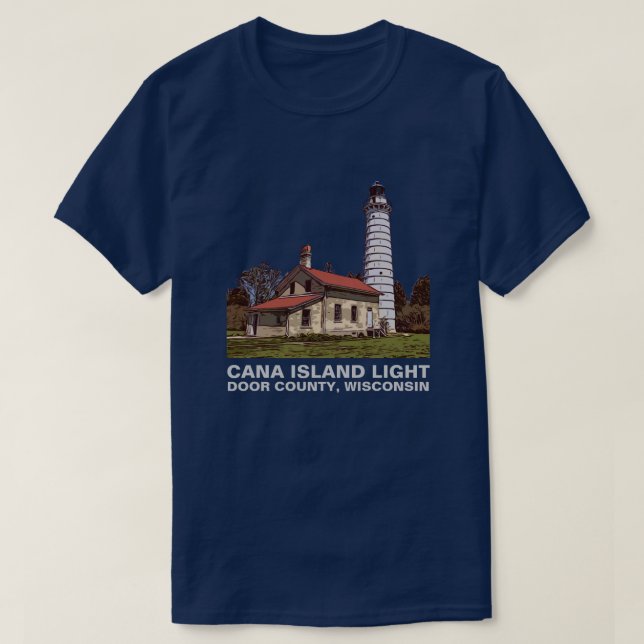 T-SHIRT LUMIÈRE DE L'ÎLE CANA (Design devant)