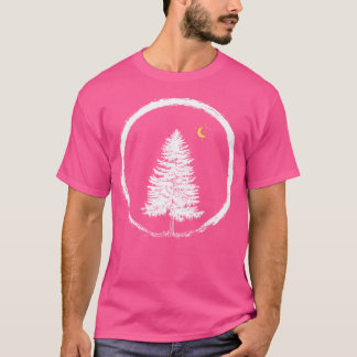 T-shirt Lumière de lune sur pin