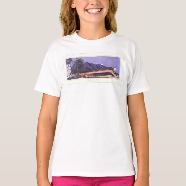 T-shirt Lumière du jour profilée Pacifique du sud (Devant)