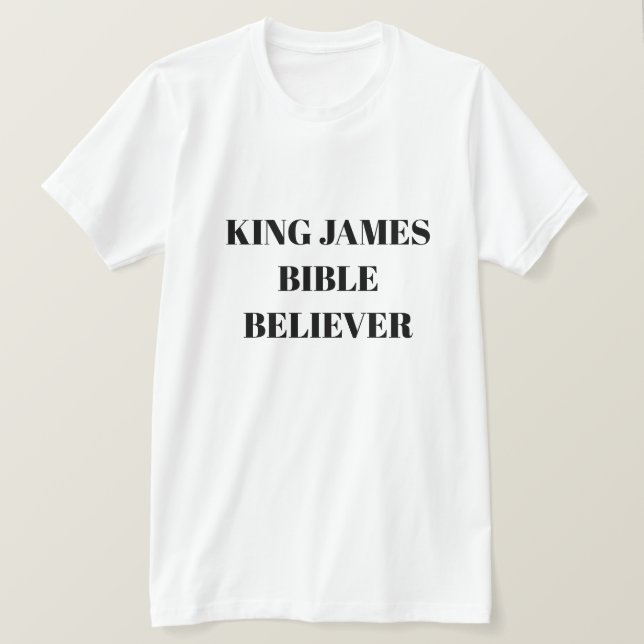 T-shirt Lumière du ministère de la croyance de la Bible Ki (Design devant)