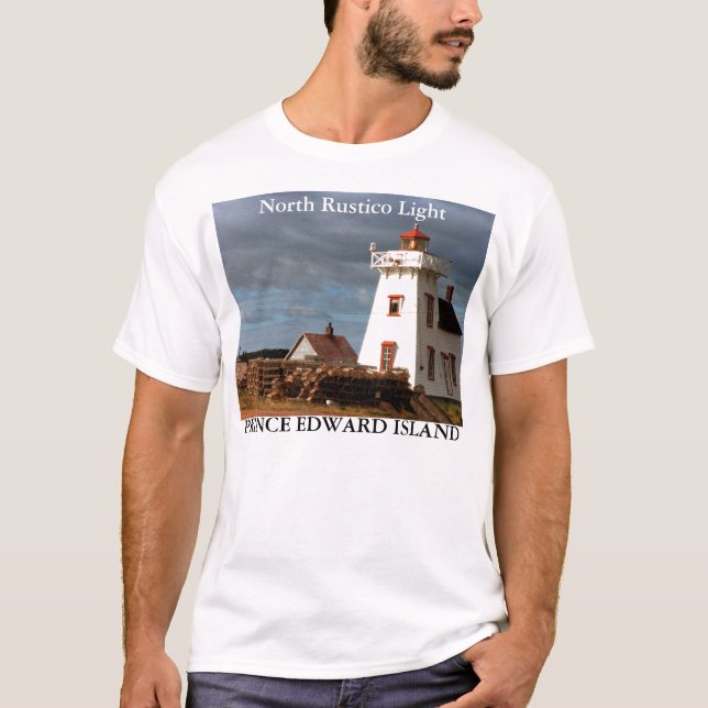 T-shirt Lumière du nord de Rustico, chemise d'île Prince (Devant)