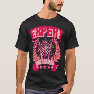 T-shirt Lumière experte de combattant - cachots et dragon