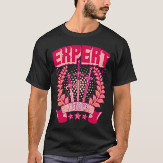 T-shirt Lumière experte de combattant - cachots et dragons