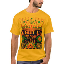 Lumière La Nuit : Diwali Illustration Thème